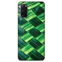 Lopard Samsung Galaxy S20 Uyumlu Kılıf Bahar (37) Silicone Cover Bambu Yaprak