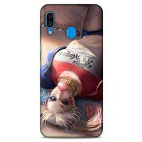 Samsung Galaxy A30 Uyumlu Kılıf Harley Quinn (2) Kabı Kahve