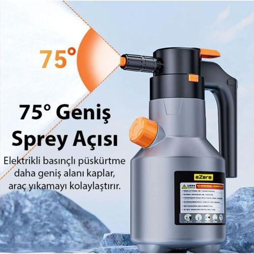 Ezere 2L Yüksek Basınçlı Şarjlı Köpük Makinası Oto Yıkama Pompası Köpük Püskürtücü