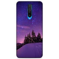 Lopard Xiaomi Poco X2 Uyumlu Kılıf Gece'S (4) Koruma Kılıfı Mor
