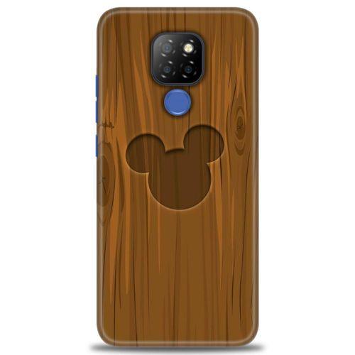 General Mobile GM 20 Kılıf HD Baskılı Kılıf - Ahşap Mickey + Tam Ekran Koruyucu