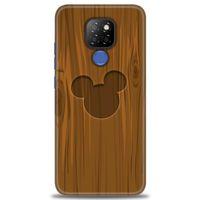 General Mobile GM 20 Kılıf HD Baskılı Kılıf - Ahşap Mickey + Tam Ekran Koruyucu