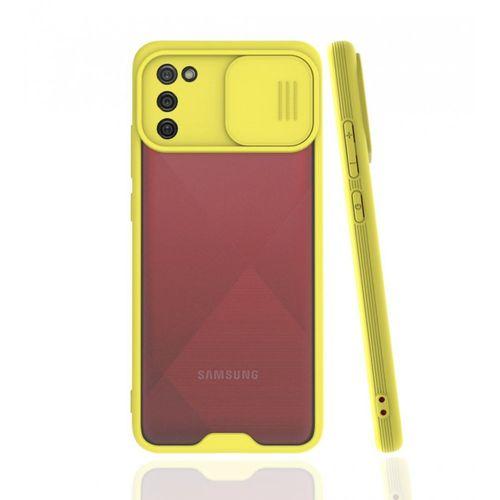 Samsung Galaxy A02S Kılıf Platin Kamera Koruma Silikon