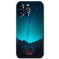 iPhone 14 Pro Kılıf HD Desen Baskılı Arka Kapak - Night Fores Mount