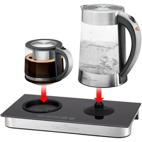 ProfiCook TKS1056  3'ü 1 Arada - Çay / Kahve + Paslanmaz Çelik Su Isıtıcısı + Baz - 2200 W