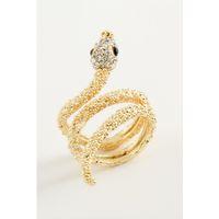 Yılan Taşlı Metal Yüzük