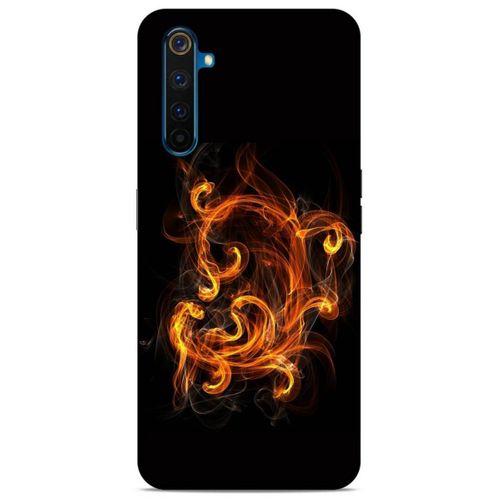 Lopard Oppo Realme 6 Uyumlu Kılıf FireX (25) Antişok Kapak Ateş Kırmızı