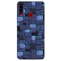 Samsung Galaxy A20s Kılıf Baskılı Özel Seri Taşlı (12) Koruyucu Silikon