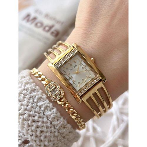 Ferrucci Kadın Kol Saati+Bileklik Özel Seri Çelik Kordon Kararma Renk Atma Yapmaz VS.BLKT.0744