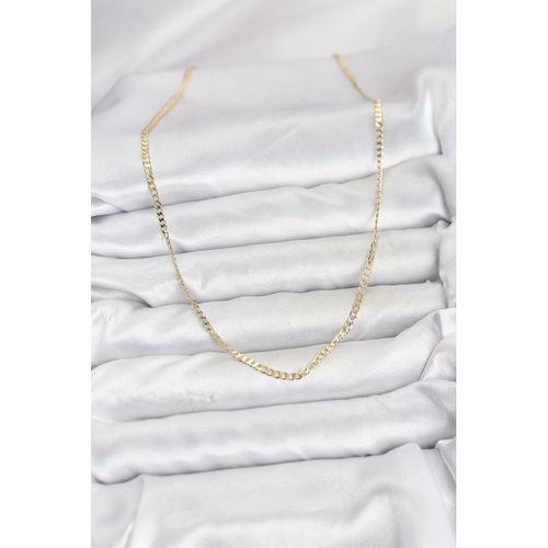 CM 14K Gold Renk Pirinç Zincir Model Kadın Kolye