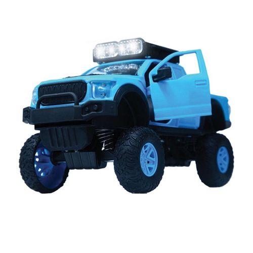 Sesli Işıklı İş Makinaları 25 cm Kamyon - 4016 - Mavi