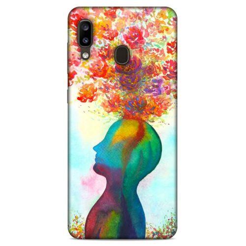 Lopard Samsung Galaxy A20 Uyumlu Kılıf Manipülasyon ☻ (46) Core Armor Kılıf Desenli