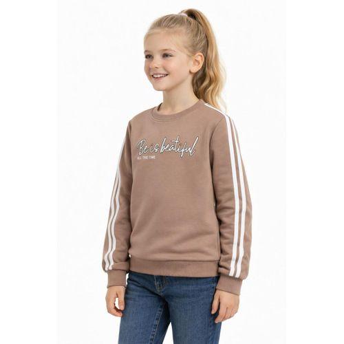 Kız Çocuk Kol Şeritli Sweatshirt BGL-ST05269