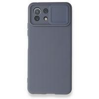 Xiaomi Mİ 11 Lite Kılıf Color Lens Silikon - Gri