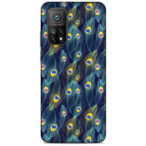 Xiaomi Mi 10T Pro 5G Kılıf Desenli Özel Seri Tüyler (10) Full Koruma Kılıfı