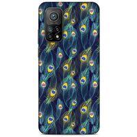 Xiaomi Mi 10T Pro 5G Kılıf Desenli Özel Seri Tüyler (10) Full Koruma Kılıfı