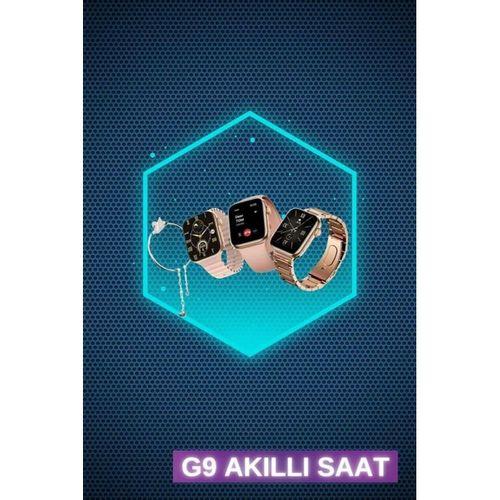 Kadınlar İçin 3 Kordonlu Akıllı Saat Ve Dijital Göstergeli Powerbankli Bluetooth Kulaklık Dokunmatik Kontrol