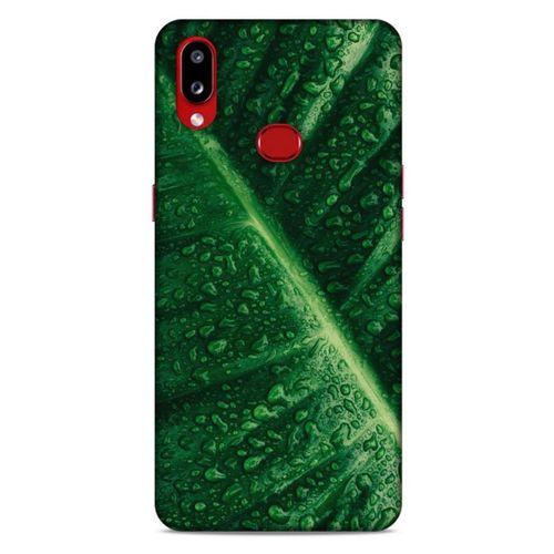 Lopard Samsung Galaxy A10s Uyumlu Kılıf Bahar (31) TPU Kılıf Nemli Yaprak