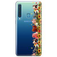 Samsung Galaxy A9 2018 Kılıf Keçi At Eşek Arka Kapak Koruma Desenli Full Koruyucu