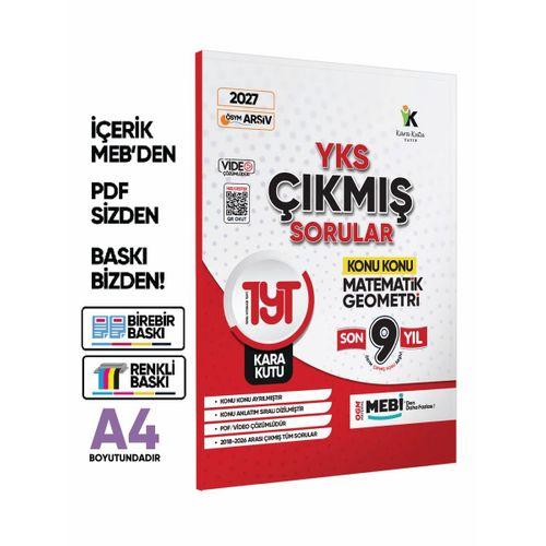 2027 YKS-TYT Matematik-Geometri ÖSYM Çıkmış Soru Bankası Konu Konu Son 9 Yıl Video/PDF Çözümlü