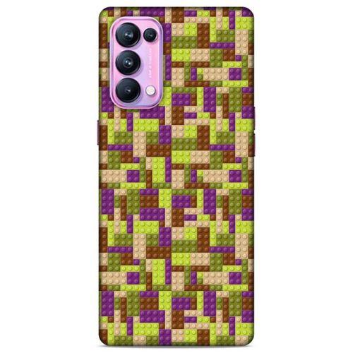 Lopard Oppo Reno 5 Pro 5G Uyumlu Kılıf BloX (50) Shockproof Kılıf Kahve Yeşil