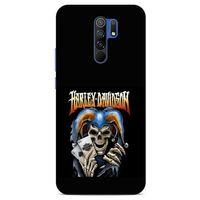 Xiaomi Redmi 9 Uyumlu Kılıf Motorsiklet (25) Antişok Kapak Kurukafa