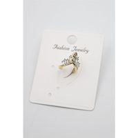 Taşlı Kıkırdak Küpe - Altın