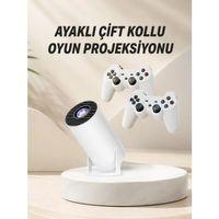 Taşınabilir Android Projeksiyon Ayaklı Çift Kollu 4k Çözünürlüklü Sinema Projeksiyonu