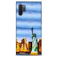 Cityx (48) Samsung Galaxy Note 10 Plus Kılıf Silikon Kapak Desenli