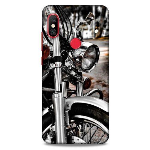 Xiaomi Redmi Note 6 Pro Uyumlu Kılıf Motorsiklet (49) Ultra Silikon Kılıf Harley
