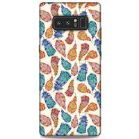 Samsung Galaxy Note 8 Kılıf Desenli Özel Seri Tüyler (36) Glitter Kılıf