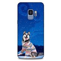 Samsung Galaxy S9 Kılıf Köpek Kıyafetleri (45) Liquid Air Kılıf Husky Renkli Süveter