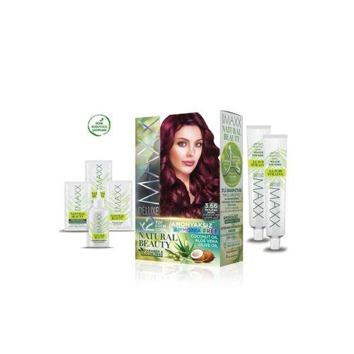 Natural Beauty Amonyaksız Saç Boyası 3.66 Patlıcan Moru