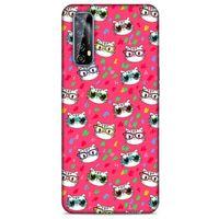 Lopard Huawei P Smart 2021 Uyumlu Kılıf Kediler (29) Arka Koruma Kılıfı Sevimli