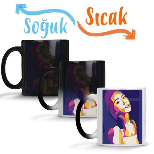 Jiso Blackpink Sihirli Kupa Bardak Porselen
