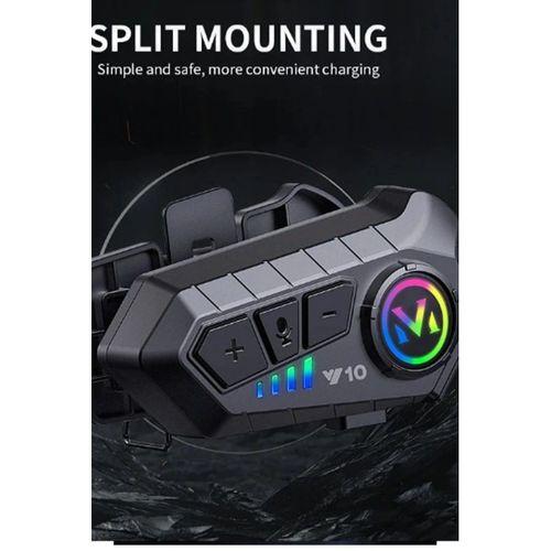 Y10 Kask Kulaklık Bluetooth Motosiklet Kulaklık 5,3 Bluetooth Intercom Motorsiklet Kulaklık