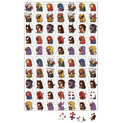 Super Kahraman Puglar Puzzle 240 Parça Yapboz