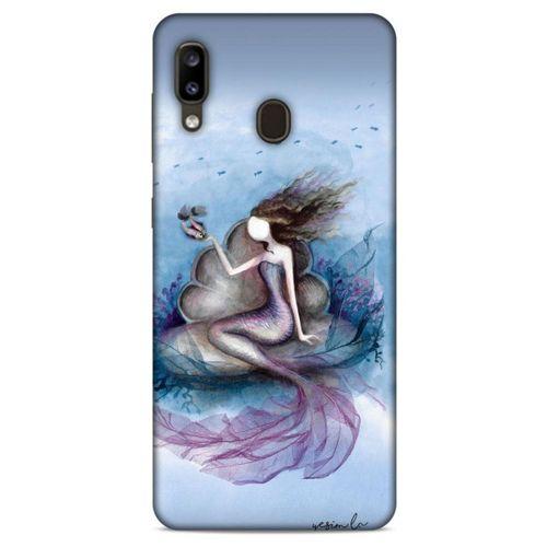 Y.Liva-2020 (Deniz Kızı) Samsung Galaxy A20 Kılıf Silikon Kapak Desenli