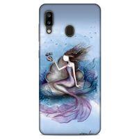 Y.Liva-2020 (Deniz Kızı) Samsung Galaxy A20 Kılıf Silikon Kapak Desenli