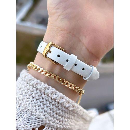 Ferrucci Deri Kordon Mini Vintage Seri 2 Yıl Garantili 3 Atm Dayanıklı Kadın Kol Saati+Bileklik 645B