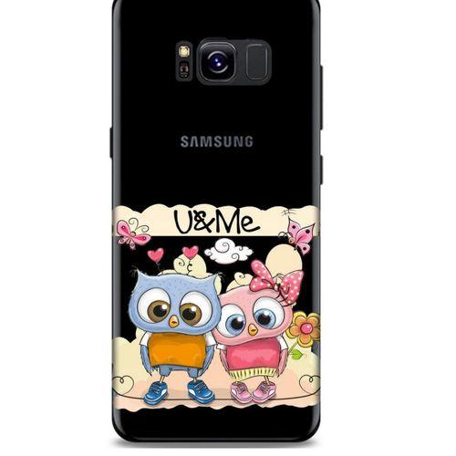 Zoologix (68) Samsung Galaxy S8 Şeffaf Kılıf Silikon Desenli