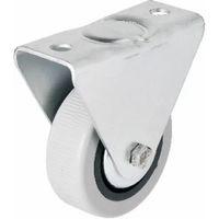 106 - 50 Mm Sabit Kapaklı Gri Pvc Teker