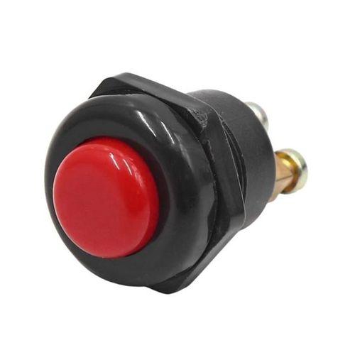 PowerMaster IC-180A-1 22mm Plastik 2P Marş Korna Butonu Kırmızı