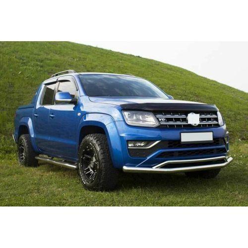 İsuzu D-Max Uyumlu Off Road Tampon Koruma Demiri Krom Çiftli Bıyık 2006+ Pst17 Parça