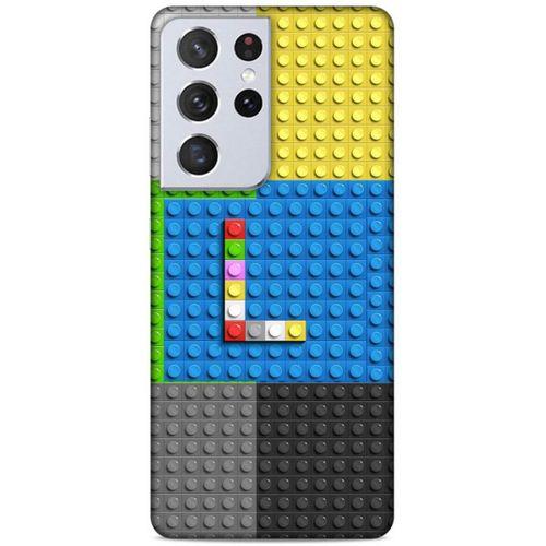 Lopard Samsung Galaxy S21 Ultra Uyumlu Kılıf BloX (23) Ultra Koruma Kılıfı L Harfi