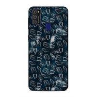 Samsung Galaxy M21 Uyumlu Kılıf Utopia (30) Silicone Case Pembe Yeşil