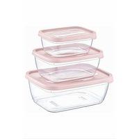 3'lü Saklama Kabı Karizma Dikdörtgen Royaleks-ÇNK2164