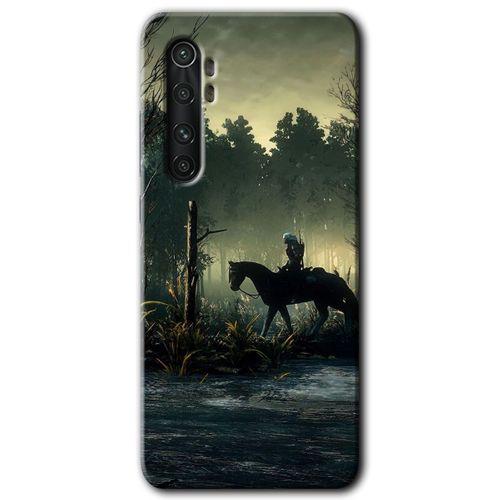 Xiaomi Mi Note 10 Lite HD Baskılı Kılıf + 9D Tam Ekran Koruyucu - Savaşçı