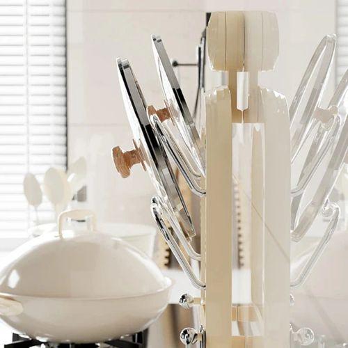 Mutfak Tava Tencere Kapak Tutucu Organizer Raf