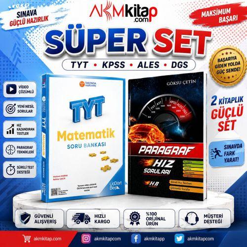 Üç Dört Beş TYT Matematik ile Hız ve Renk Paragraf Hız Soruları 2 Kitap Set